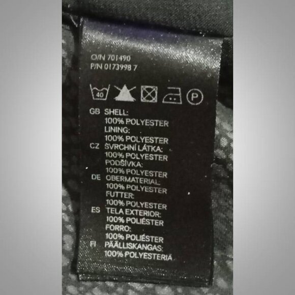 🔥3/$20 H&M black & white sleeveless dress size 10 - Picture 7 of 7